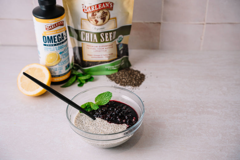 Support Your Health with Omega-3s: Try This Zesty Lemon Berry Chia Seed Pudding