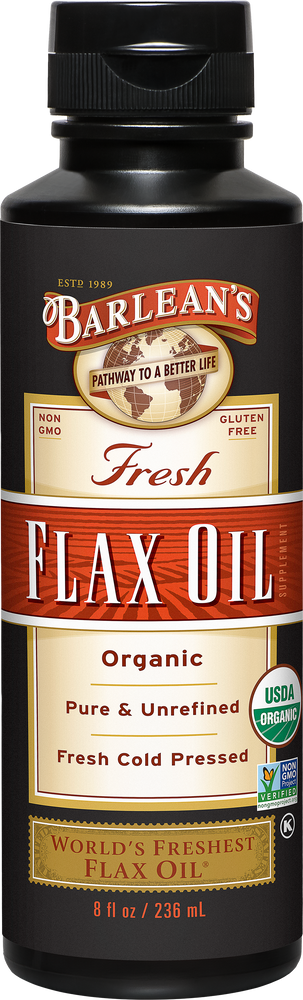 
                                
                                    Organic Fresh Flax Oil
                                
                            