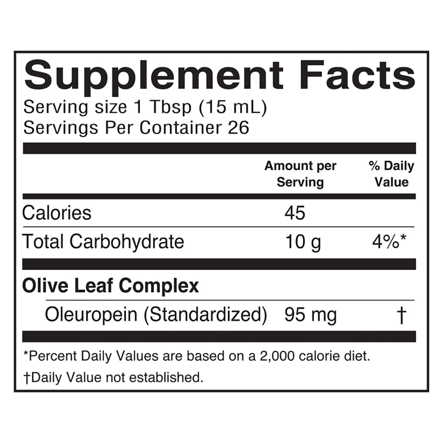 
                                
                                    Olive Leaf Complex - Natural Flavor
                                
                            