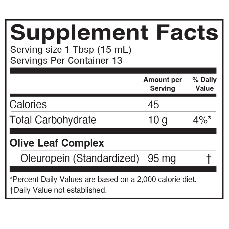 
                                
                                    Olive Leaf Complex - Natural Flavor
                                
                            